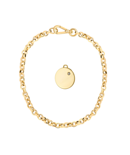 Combo Pingente Redondo com Strass